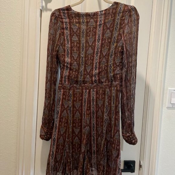 Paige Brown Bucatini Midi Dress Size 6 - Picture 5 of 8